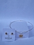 Choker rígida pingente coração Pedra Natural Citrino - Prata 925 - comprar online