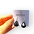 Brinco Argola Pedra Natural Obsidiana- Prata 925 - comprar online