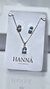 Conjunto Brinco e colar Pedra Natural Topázio Azul - Prata 925 na internet
