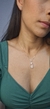 Conjunto brinco e pingente Pedra Natural Bruta Quartzo cristal - Prata 925