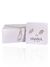 Conjunto brinco e pingente Pedra Natural Bruta Quartzo cristal - Prata 925