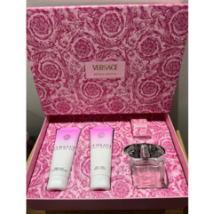 Versace - Kit Bright Crystal - EDT 90ml + gel corporal 100ml + gel de banho 100ml + miniatura 5ml