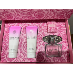 Versace - Kit Bright Crystal - EDT 90ml + gel corporal 100ml + gel de banho 100ml + miniatura 5ml - comprar online