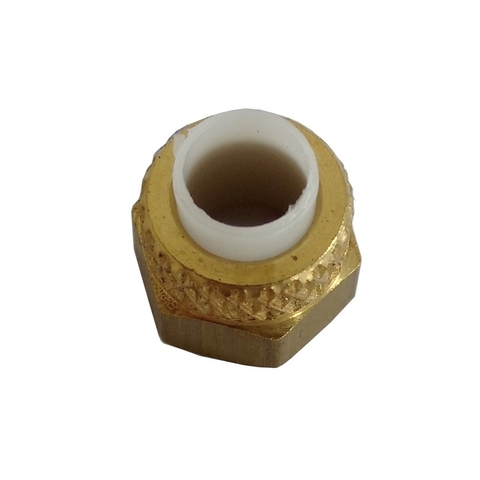 PORCA C/ ANILHA PLASTICA 1/4