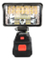 Lanterna De Trabalho Luz Lampada Led Portatil 2 Baterias 21v - comprar online