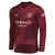 Camisa Manchester City Manga Longa 2024/25 Vinho