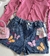 Short Jeans Borboletas