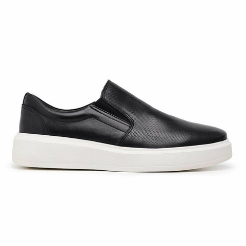 Tênis Casual Slip On Couro - comprar online
