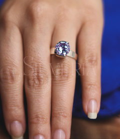 Anillo Cristal Lila tipo Swarovski on internet