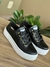 Tenis Moleca Preto Plataforma