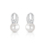 Brinco Argola Zircon Pearl