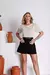 Blusa Visco Basics Cropped Feminina Viscose na internet