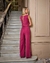 Conjunto Calça e Blusa Kelly Alfaiataria Marsala Toque Aveludado - loja online