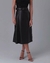 Saia Couro Eco Midi c/ Cinto - comprar online