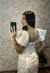 Vestido Bordado com Mangas Cúpula - comprar online