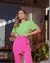 Blusa Visco Basics Cropped Feminina Viscose na internet