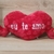 Almofada de Coração "EU te amo" (Média)