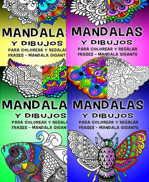 Colección Mandalas y Dibujos x4