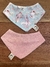 Babero Bandana Conejos celeste