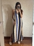 Vestido Longo Listrado - tresgarimpos