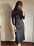 Vestido Mídi Preto Tubinho - tresgarimpos