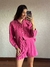 Conjunto rosa canelado - tresgarimpos