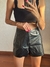 Shorts de couro - tresgarimpos