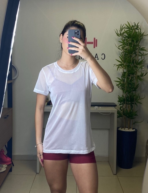 Blusa tule branca