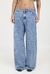 Wide Leg Lyon Strass 1.0 - Rainbow Denim