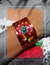 Pulsera Ancha Decorada GUINDA