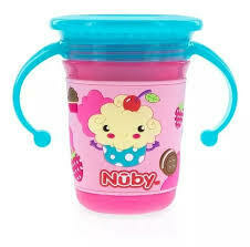 Vasos 360° Nuby con Asas Con Relieve
