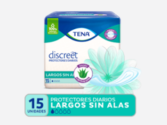 Protector diario TENA Discreet Largos sin alas