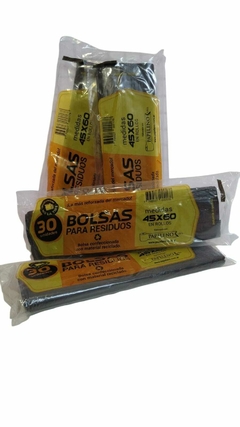Bolsa de residuos 45x60 reforzada por 30 unidades