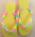 Chinelo Decorado com nome colors