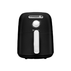 Freidora de aire Suono de 3.2 litros con panel mecánico en color negro.