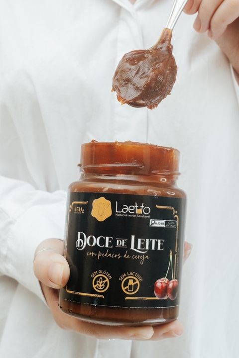 Doce de leite C/ Açúcar com adição de cereja 430g