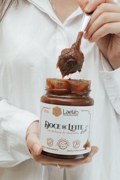 Doce de leite Diet com amendoas 430g