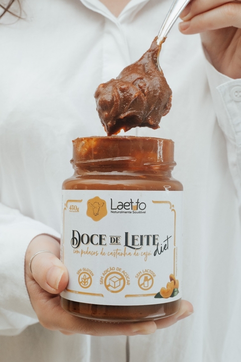 Doce de leite Diet com Castanhas de Caju 430g