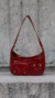 Mini bag Hong Kong croco rojo