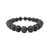 Black Vulcanized Stone Bracelet - buy online