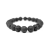 Pulseira Preta de Pedra Vulcanizada - comprar online