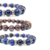 Kit 3 Pulseiras de Jade Azul Marinho e Vermelho - online store