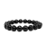 Imagem do Kit Pulseira Preto Pingente de Aço Inox - Tema Pena de Pássaro
