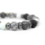 Vulcanized Stone / Howlite / Crackled Brown Agate / Mixed Gray Jasper Bracelet on internet