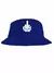 Chapéu Bucket Hat Unissex Leve Praia Verão Casual Moda Redondo Versátil Estampado Dedo FUCK