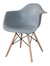 Sillón Eames Cocina Comedor Plástico Y Patas De Madera