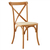Silla De Comedor Cocina Cross De Madera Esterilla De Rattan - MAKOM