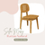 Silla Moby Comedor Estructura Madera Olmo Rattan Natural X2 en internet