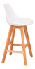 Banqueta Taburete Tulip 65cm Cocina Comedor Bar Madera en internet
