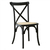 Silla De Comedor Cocina Cross De Madera Esterilla De Rattan